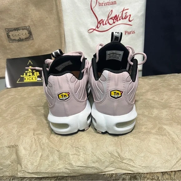 Nike Air Max Pink Athletic Shoes with Tuned Air Cushioning - Picture 3 of 7